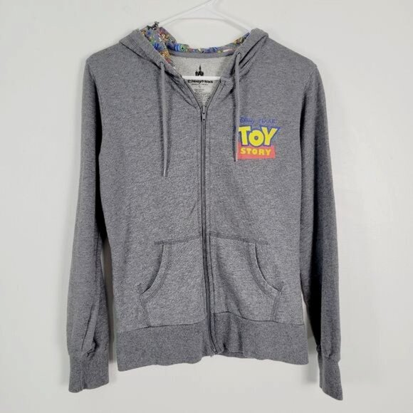 Disney Parks Resort Toy Story‎ Graphic Print Full Zip Hoodie Size Small - Picture 2 of 6